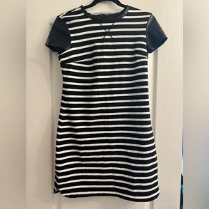 Striped mini dress